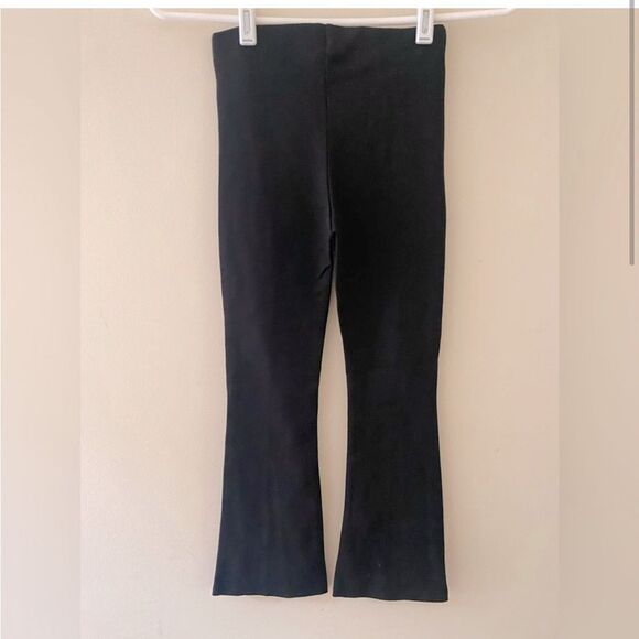 ZARA girls pull on wide leg bell flare trousers slacks knit pants uniform 10 NWT - Picture 3 of 4